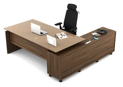 L Shape Executive Office Table Desk by Luoyang Jinsu Office Furniture Co., Ltd