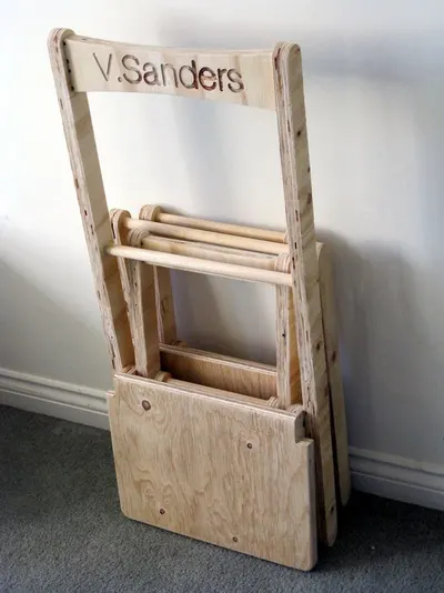 Folding crate cart