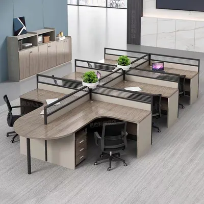 Modern Q4 Partition Workstation For Two Persons