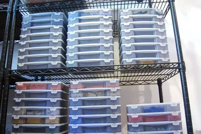 Nestable Corrugated Plastic U.s. Postal Totes