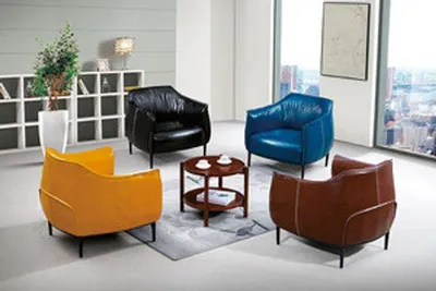 Patchwork Fabric Sofa Chair with Armrest by Hebei Dining Furniture Co., Ltd.