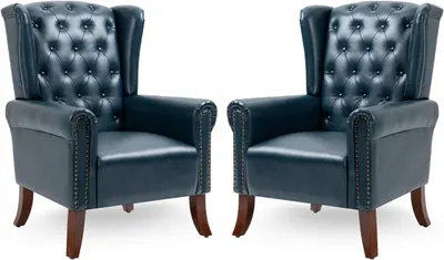 Leather Living Room Side Chairs