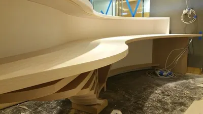 Wooden spa bed