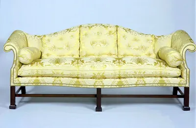European Furniture Fabric Chesterfield Sofa