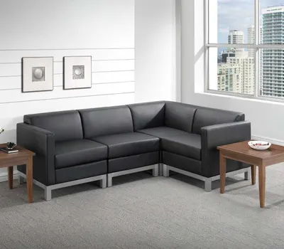 Modern leather sofas