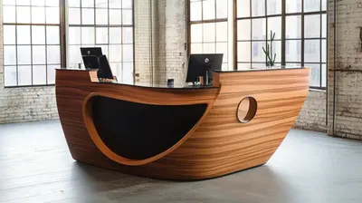 Edge Reception Desk by Elhelowstyle