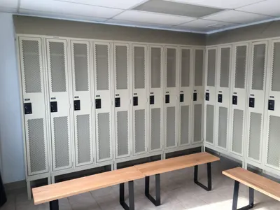 Lab Steel And Wood Bench