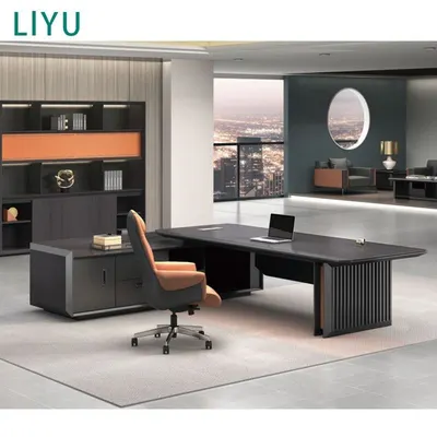 Light Orange Leather Chair for Office Building