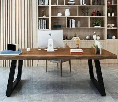 Wooden & Metal Table