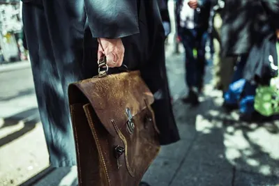 Leather Briefcase by Leather Service SRL
