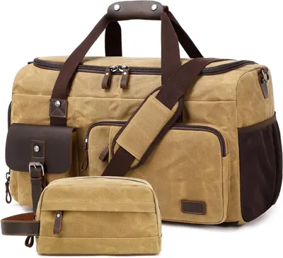 Large-Capacity Leather Travel Bag by Nanning Siam International Trading Co., Ltd