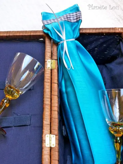 Hammered Copper Bottle & Glass Gift Set