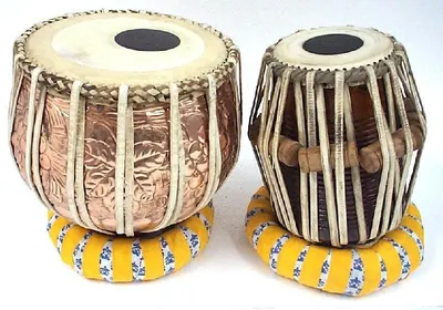 Wooden djembes , drums