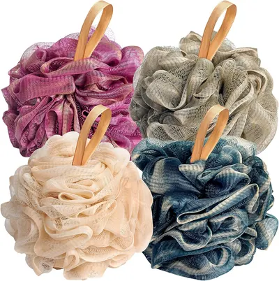Loofah Bathroom Utensil Set