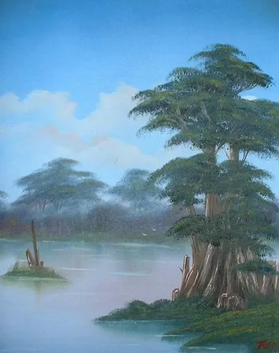 Hand painted oil painting