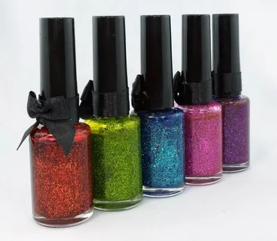 Uv Gel Nail Polish Bright Reflective Glitter