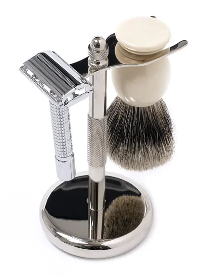 3 Pcs Pure Badger Shaving Set