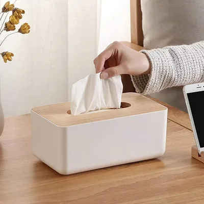 Wooden Tissue Box by CV Mulya Group