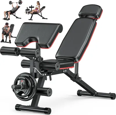 Sit Up Weight Abdominal Bench Set