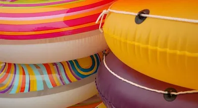 Inflatable bouncers