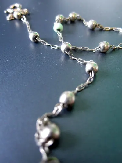 New Arrival S925 Silver Rhodium Pearl Necklace