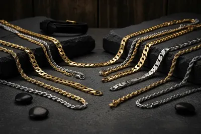 14K Real Gold Bracelet Miami Cuban Link Chain