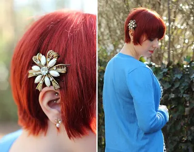 Natural Burgundy Hair Color by D.K. Industries