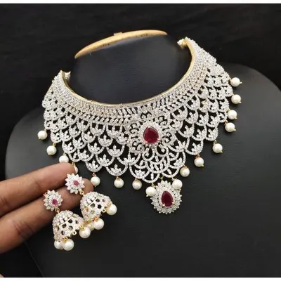 Silver Necklace Set