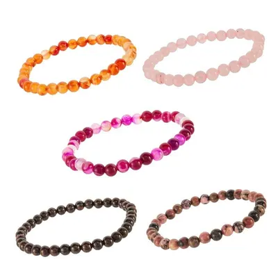 Wood bead bracelets