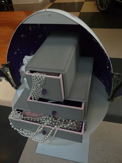 Jewelry Rotating Three-layer Counter Rack