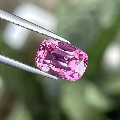 Pink Amethyst Faceted Stone