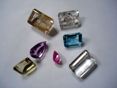 Citrine, Amethyst & Green Topaz by Gemstone