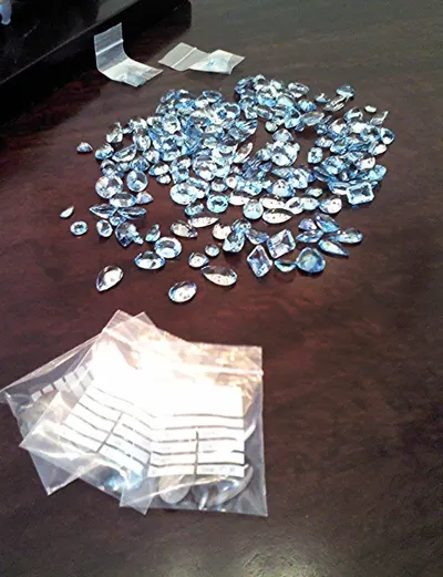 Facial Diamond Stickers