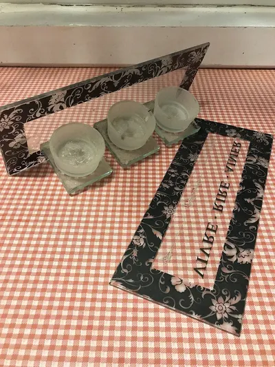 Metal Candle Holders Flowers Vase