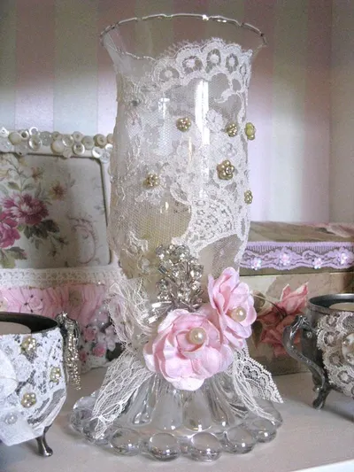 Crystal Candle Tea Light Holder Stand
