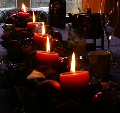 Scented Candle In Galss Jar