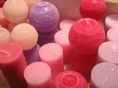 Scented couple candle
