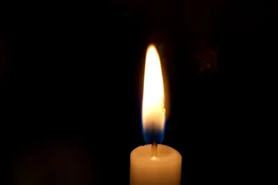 Led real wax candle light