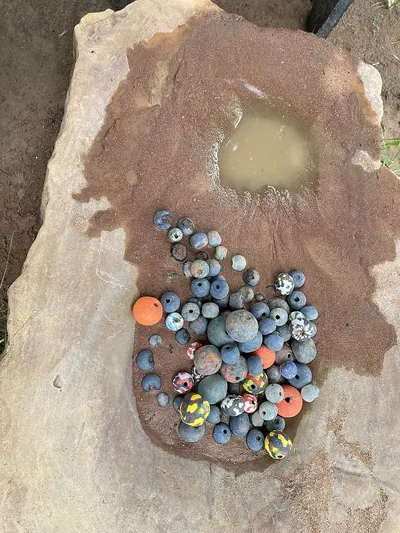 Natural Mix Agate Balls by Siddheswari Agate