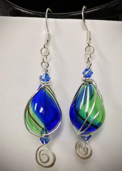 Frosted Glass Beads