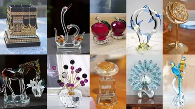 Center Pieces Decorative Crystal Candle Holder by Medieval Edge