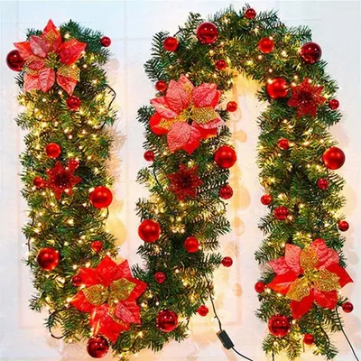 LED Garland Curtain String Lights