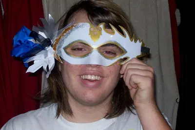 Football fans face paint