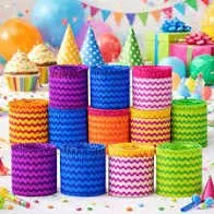 Hippity Hop Happy Birthday Glitter Banner