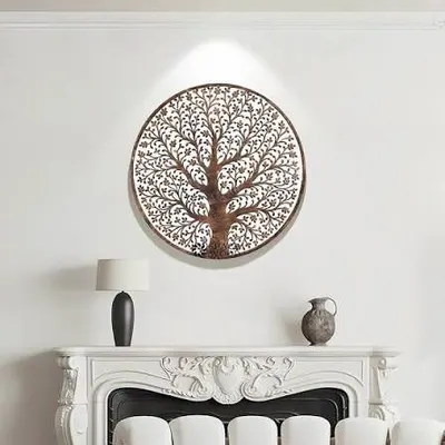 Arc leaf ceiling diffuser