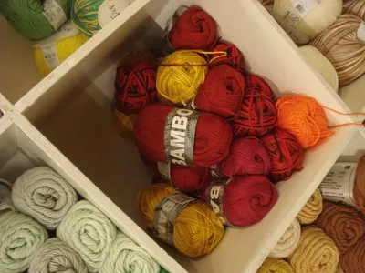 Wooden Yarn Storage