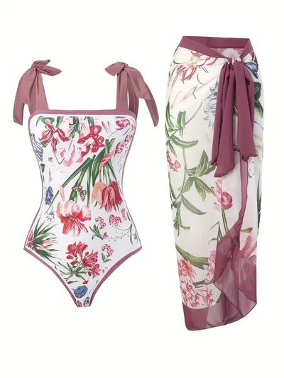 Silk Printed Blouse Body Suit