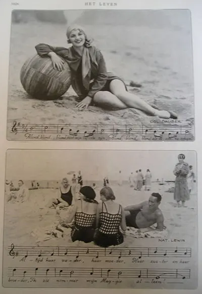 Beach scene paintings