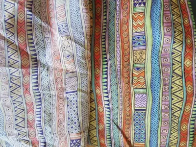 Rayon Vintage Print Woven