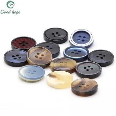 Cow Horn Button Blanks